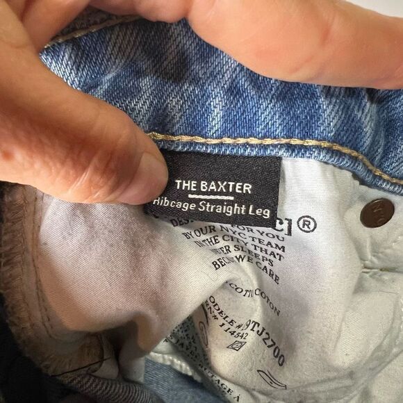 Blanknyc The Baxter Ribcage Straight Leg Jeans Blue Wash Size 28 - Picture 10 of 11